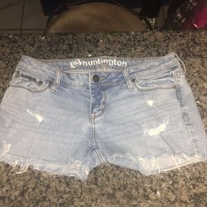Denim shorts